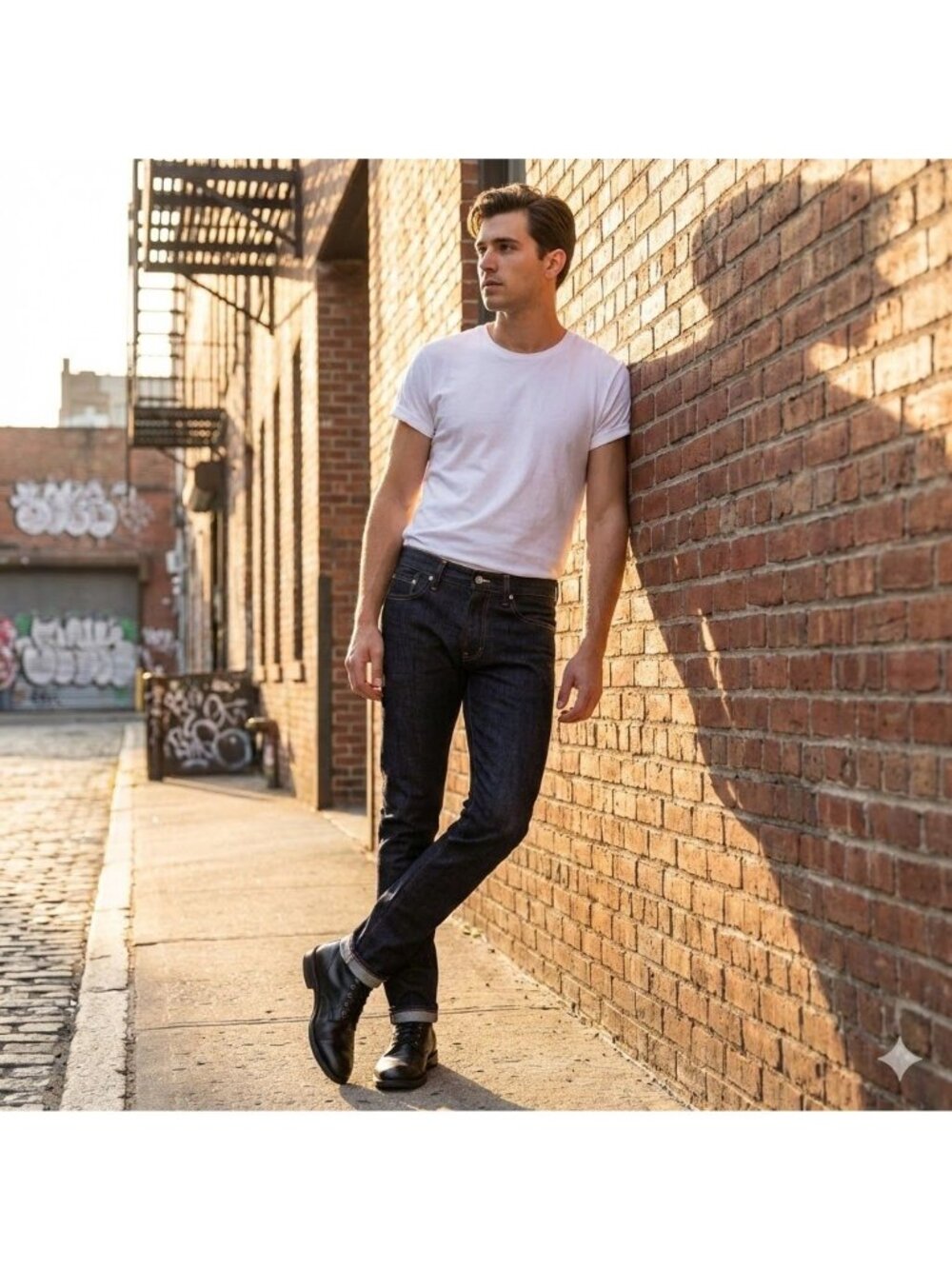 Gustin #239 Cone Mills White Oak Selvedge Denim Jeans 30 Skinny Raw Stretch